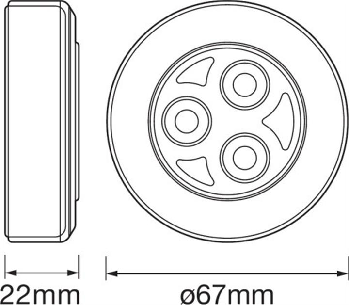 Actual product image Ledvance Dot-it Classic