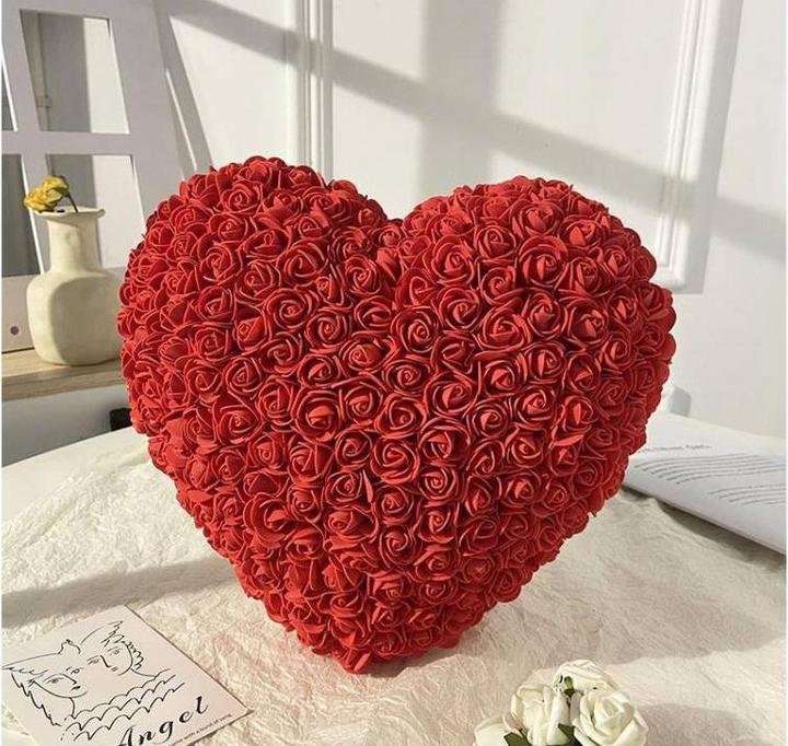 Actual product image TOP Rose heart