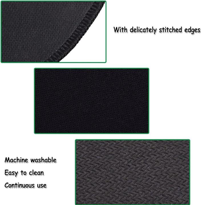 Produktbild König Design Gleitbrett Gleiter für Thermomix TM6 TM5 Gleitpad Zubehör Tropfmatte Schwarz Neu