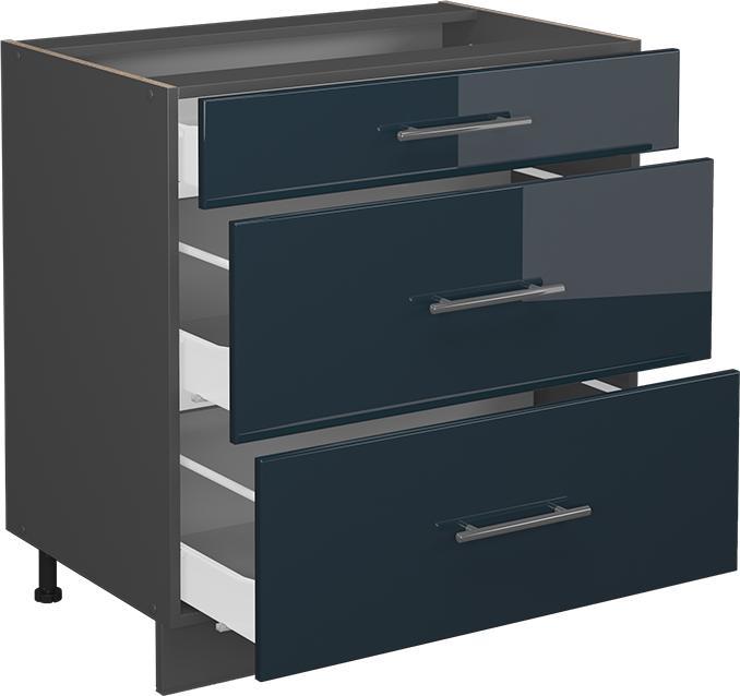 Produktbild Vicco Fame-Line mit 3 Schubladen, AP Marmor (80 x 60 x 81.5 cm)