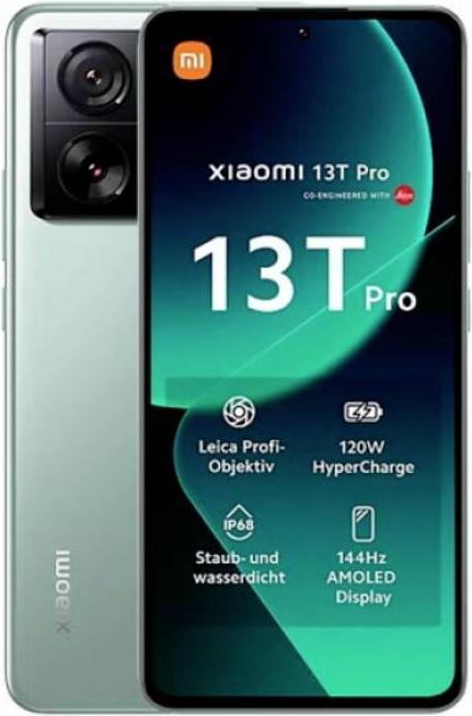 Actual product image Xiaomi 13T Pro (512 GB, meadow green, 6.67", Dual SIM, 5G)