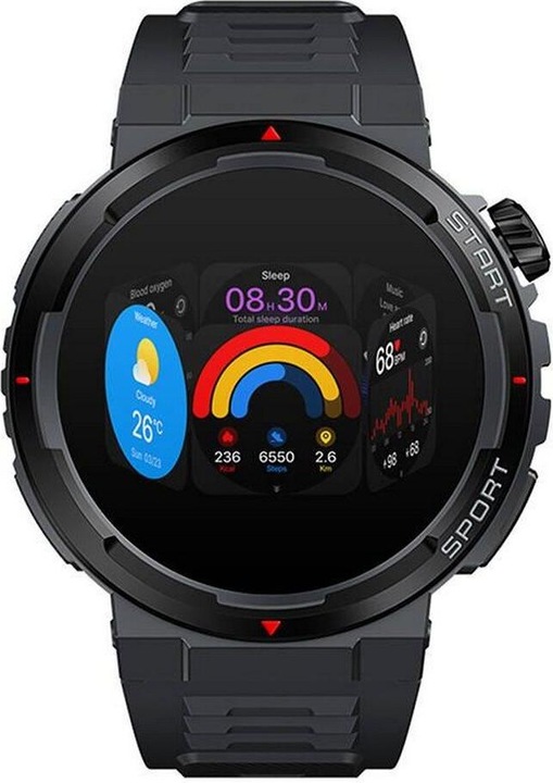 Zeblaze Montre intelligente Ares 3 Plus (Noir)