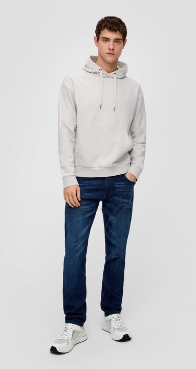 Actual product image S.Oliver Sweatshirt Kapuzen-Sweatshirt mit Logostickerei (S)