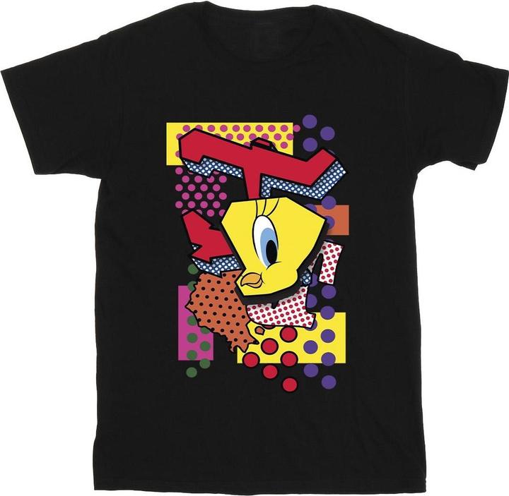 Actual product image Looney Tunes Mens Tweety Pop Art T-Shirt (4XL)