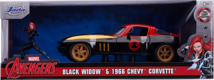 Produktbild Dickie Marvel Black Widow 1966 Chevy 1/24 car