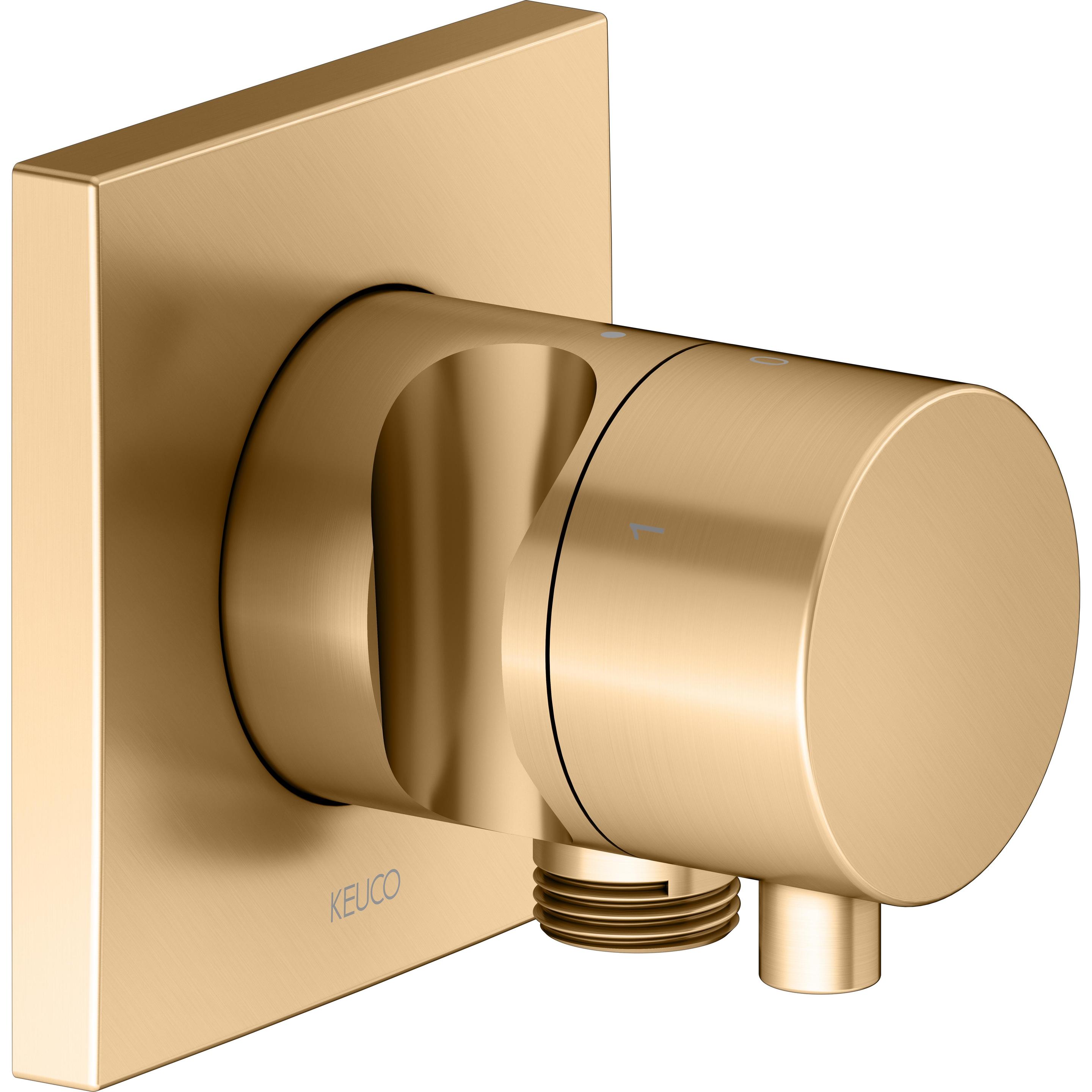 Keuco, Badarmatur, IXMO Umstellventil UP 3 Verbraucher, Schlauchanschluss, Comfort Griff und Brausehalter, mit Ab