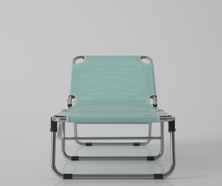 Actual product image Fiam AMIGO EV three-legged lounger, frame: aluminium (190 cm)