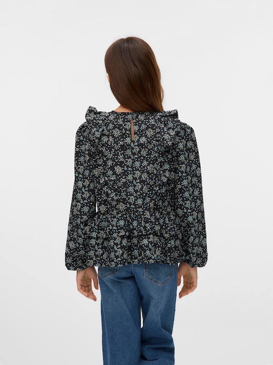 Immagine prodotto Vero Moda Vestibilità regolare Scollo rotondo Polsini elasticizzati Junior Top Top (152)