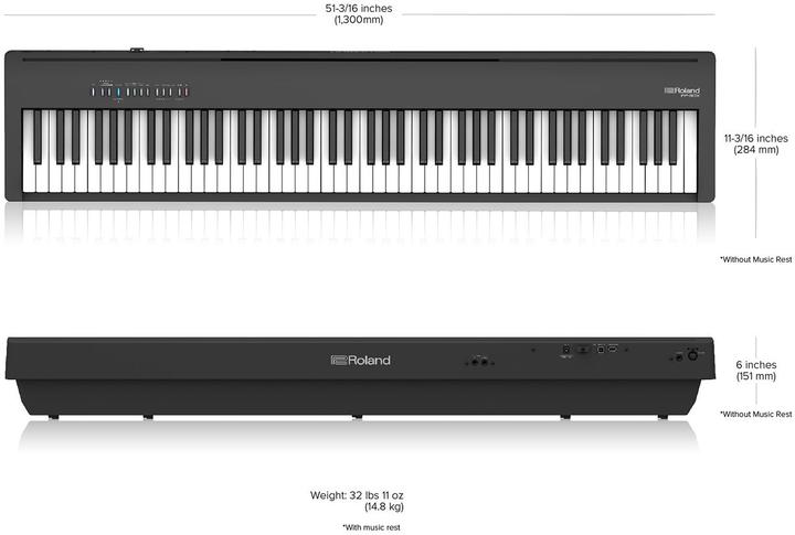 Actual product image Roland FP-30X (88 Keys)