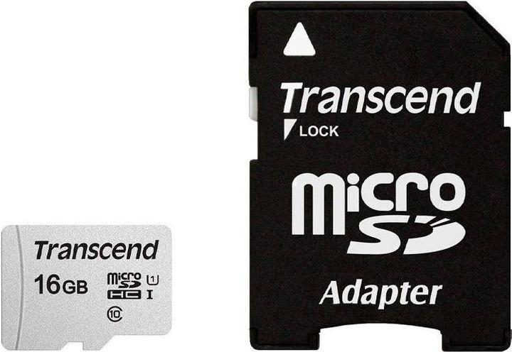 Actual product image Transcend USD300S (16 GB, microSDHC, U1, UHS-I)