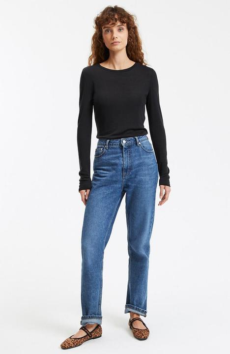 Produktbild La Redoute Collections Langarm-Shirt mit rundem Ausschnitt (XS)