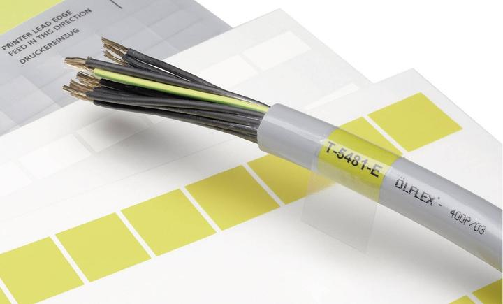 Actual product image Lapp Cable labels FLEXIMARK with protective laminate