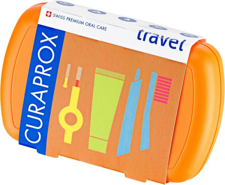 Actual product image Curaprox Travel Set Orange (Soft, 1 x)
