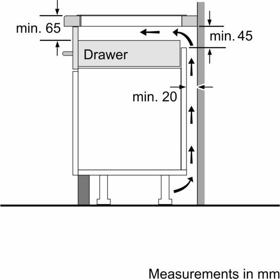 Image du produit Bosch Hausgeräte PUE612BB1J (59.20 cm, Table de cuisson à induction)