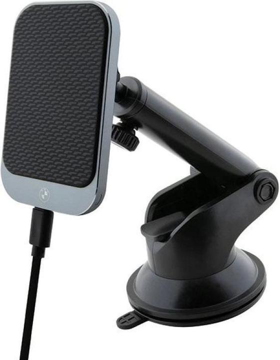 Produktbild BMW uchwyt indukcyjny BMMWCCDTPK 15W do szyby/do kratki czarny/black MagSafe Signature Edition