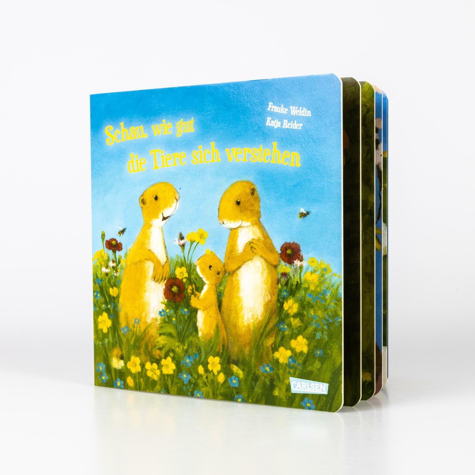 Thumbnail - Carlsen, Babybücher, Schau, wie gut die Tiere sich verstehen (Deutsch)