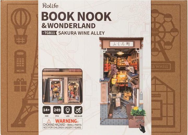 Robotime Sakura's Weinstrasse, Modell Art: Book Nook
