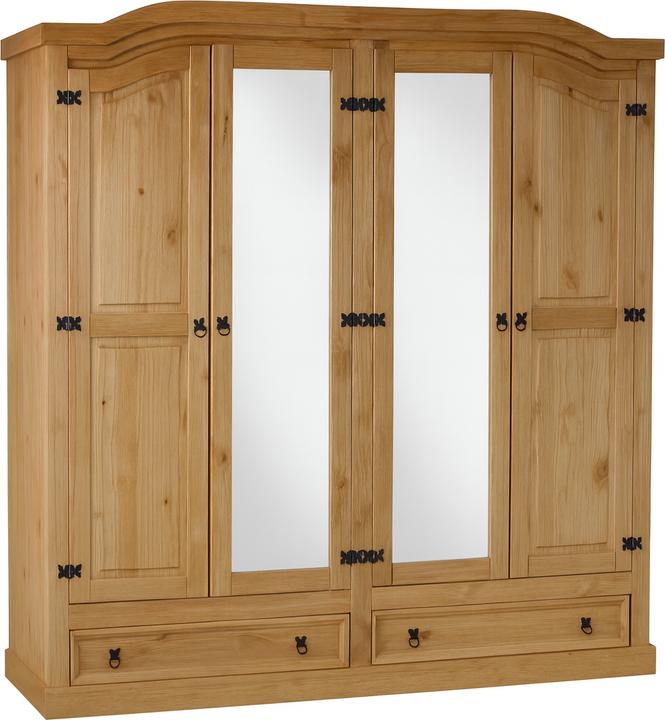 Ebuy24 Kleiderschrank New Mexico (194 x 57 x 193 cm)