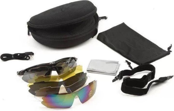 Productafbeelding Rockbros 10003 gepolariseerde fietsbril - zwart