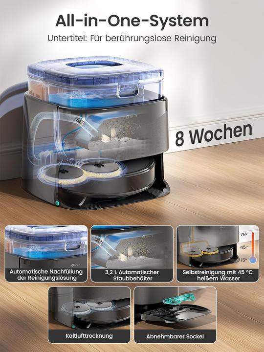 Produktbild Saugroboter M3 Max mit Wischfunktion (20000 Pa)
