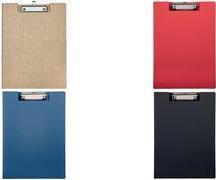 Actual product image Maul Clipboard folder balance, cardboard, blue sturdy cardboard laminated with natural kraft paper