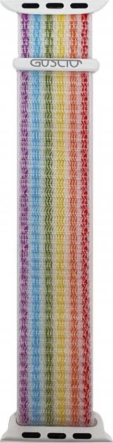 Actual product image Guscio Apple Watch 42/44/45mm - nylon strap colorful (42 mm, 44 mm, 45 mm, Nylon)