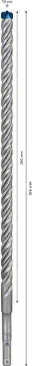 Immagine prodotto Bosch Professional Zubehör Trapano a percussione Expert SDS plus-7X, 14 x 300 x 365 mm (14,00 millimetri)