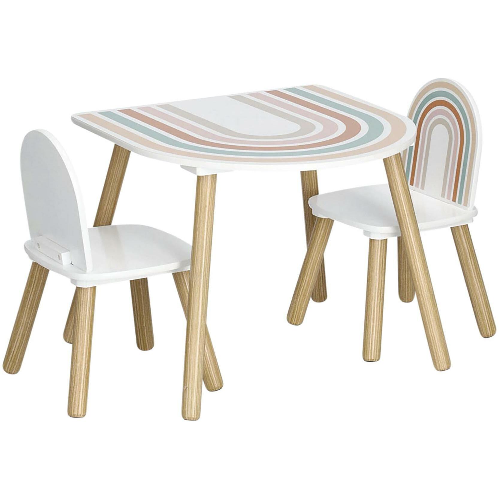Zeller Present, Kinderstuhl + Kindertisch, Rainbow (Kindersitzgruppe)