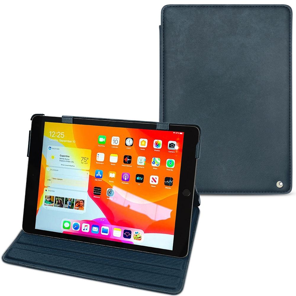 Thumbnail - Noreve Lederschutzhülle horizontal (iPad 10.2 2019), Tablet Hülle, Blau