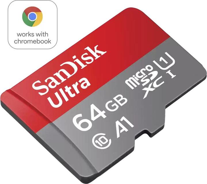 Actual product image SANDISK Ultra (64 GB, microSDXC, U1, UHS-I)