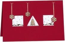 Römerturm R™MERTURM Christmas card "Red tree quartet" (1 pcs.)
