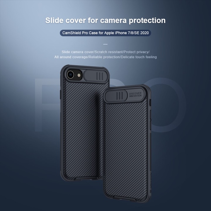 Actual product image Nillkin CamShield Series Hardcase Cover (Apple iPhone SE (3rd Gen), Apple iPhone SE (2nd Gen))