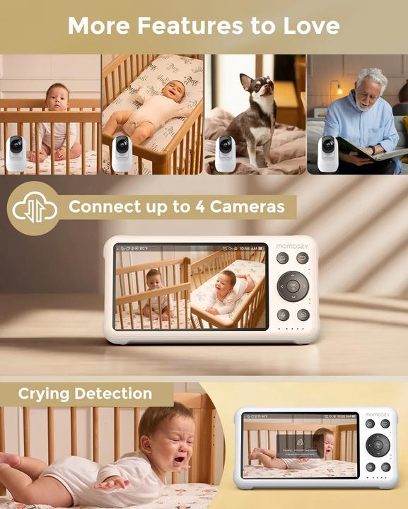 Image du produit Momcozy Baby Monitor (Vidéo et audio, 300 m)