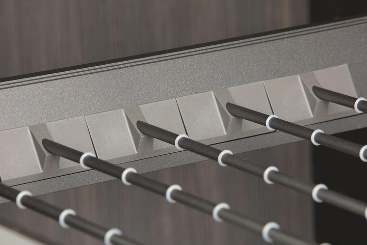 Actual product image Servetto Trouser rail bars Papillon anthracite
