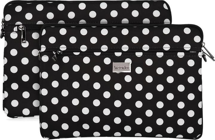 Actual product image Wonder Sleeve Laptop 13-14 Zoll schwarze Erbsen (14")