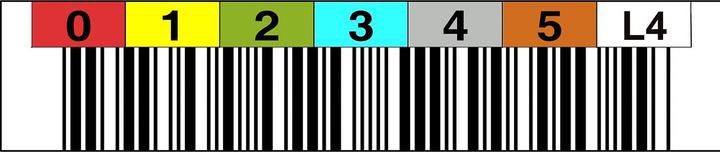 Astar LTO4 HORIZ. 000700-000799 (100) LTO4700799 TRIOPTIC barcode labels