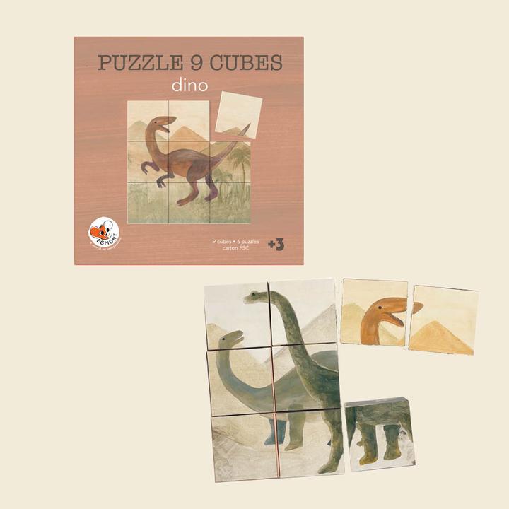 Produktbild Egmont Würfelpuzzle Dino (9 Teile)