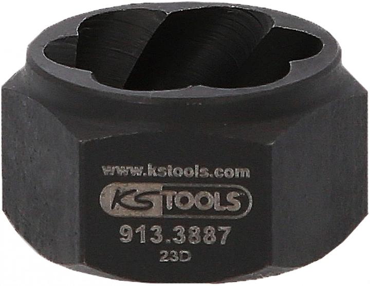Actual product image KS Tools Spiral profile socket nut, M15