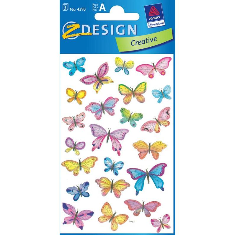 Z-Design, Sticker, Aufkleber Schmetterlinge