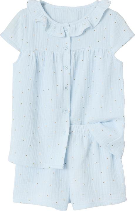 Vertbaudet Mädchen Sommer-Schlafanzug aus Musselin (116)