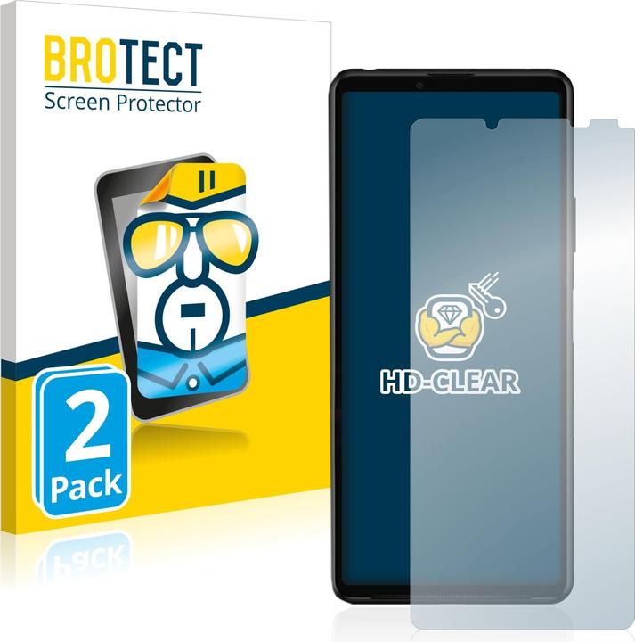 brotect Pellicola Protettiva per Sony Xperia 1 VII Protezione Schermo (2 Pezzi) [Trasparente, Anti-Impronte