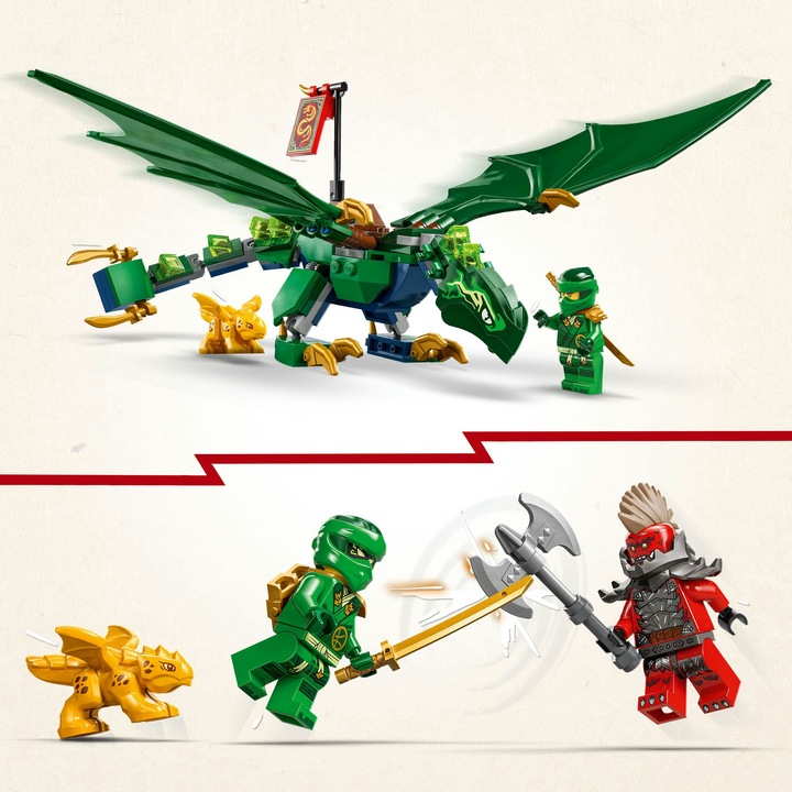 Produktbild LEGO Lloyds grüner Walddrache (71829, LEGO Ninjago)