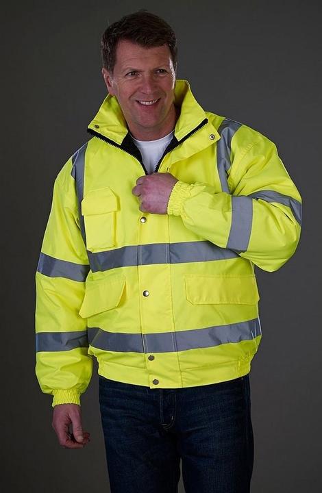 Actual product image Grafters HiVis waterproof bomber jacket (5XL)