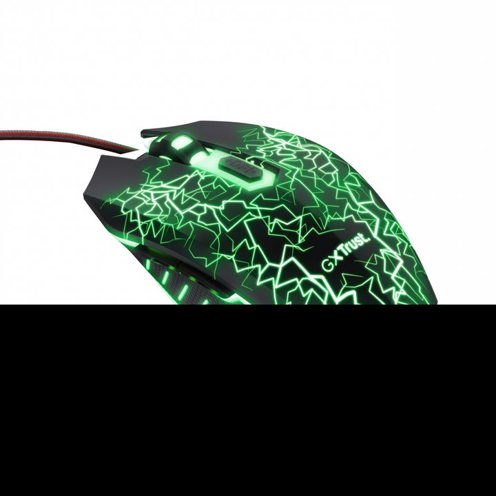 Produktbild Trust MOUSE USB OPTICAL GAMING/+MOUSE PAD 24752 (Kabelgebunden)