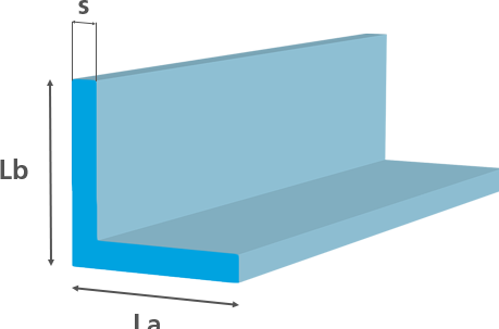 Produktbild Brütsch-Rüegger Metals Winkel Blankstahl, 100.00 x 50.00 x 10.00 mm (1 x 1.5 m)
