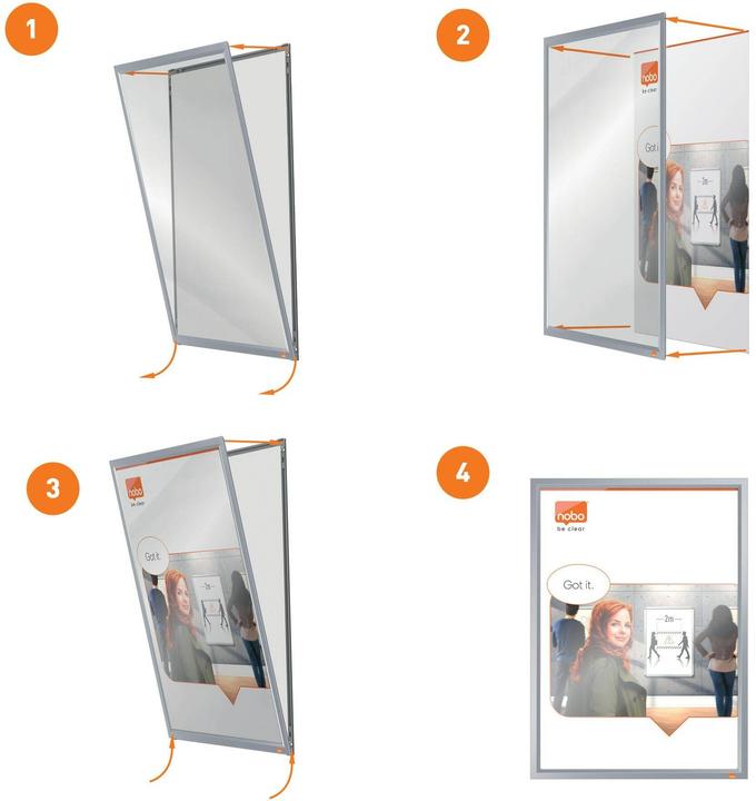 Actual product image Nobo Clip Frame Impression Pro