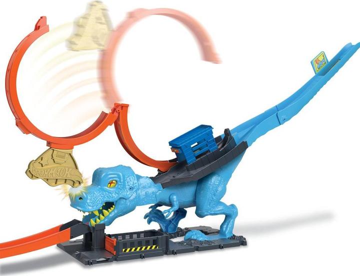Produktbild Hot Wheels City T-Rex Looping-Bahn