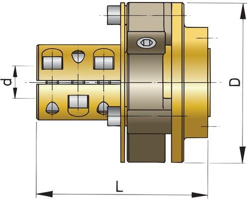 Actual product image Vetus Bullflex clutch