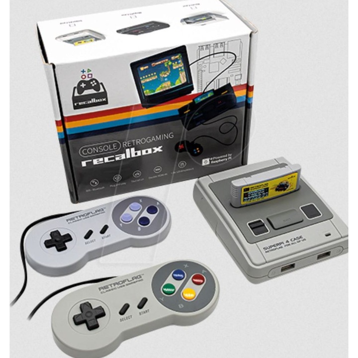 Immagine prodotto HutoPi SuperJcase 128GB/4GB, SNES Recalbox