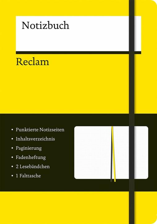 Produktbild Reclams Notizbuch (A5, Gepunktet, Weicher Einband)